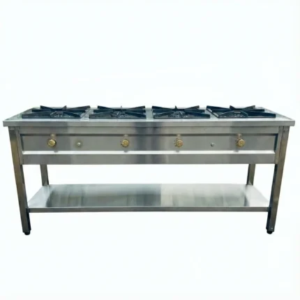 Stainless Steel Four-Burner Gas Burners