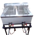 Double Gas Chips Fryer
