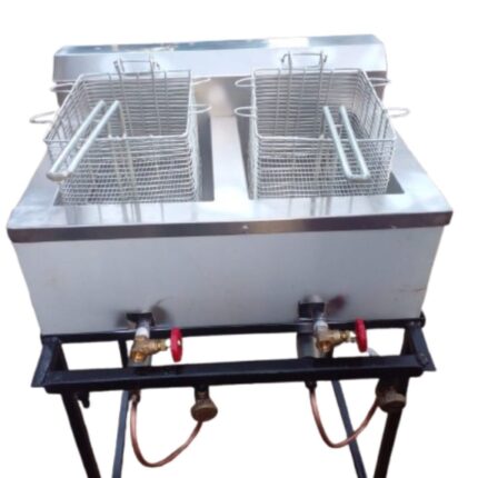 Double Gas Chips Fryer