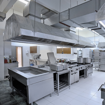 Commercial Kitchen Hood System (6–10 ft Long)